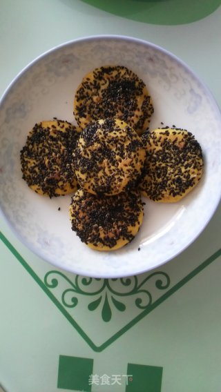 黑芝麻南瓜饼的做法