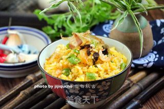 香菇酱黄金炒饭的做法