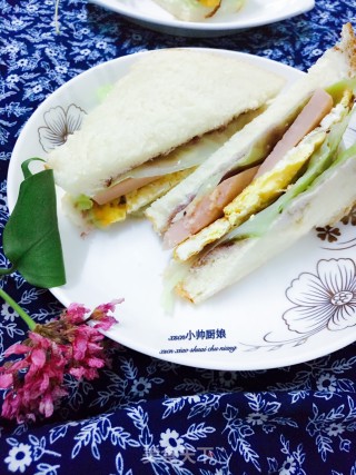 甘蓝三明治的做法