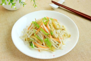 榨菜炒豆芽的做法