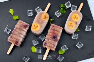 蓝莓香蕉雪糕的做法