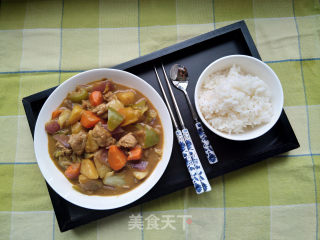 咖喱什锦饭的做法