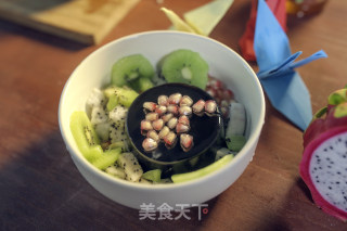【小森妈妈菜谱】新吃法-夏日鲜果龟苓膏的做法