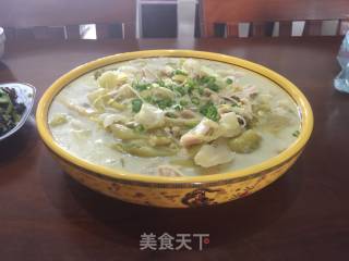 酸菜牛肚的做法