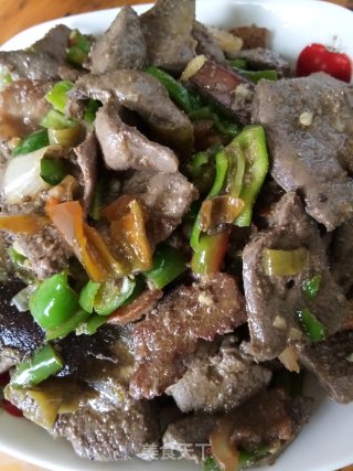 爆炒猪肝的做法