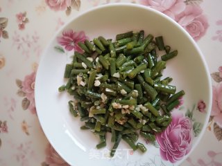 蒜泥豆角的做法