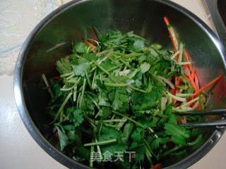 京味儿小菜“生拌老虎菜”的做法步骤：5