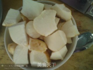 晒晒小女子の美食—拔丝芋头的做法步骤：3