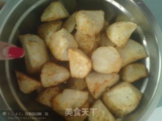 晒晒小女子の美食—拔丝芋头的做法步骤：6