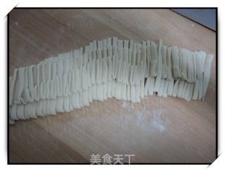 茄子肉丁打卤面的做法步骤：2