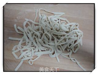 茄子肉丁打卤面的做法步骤：3