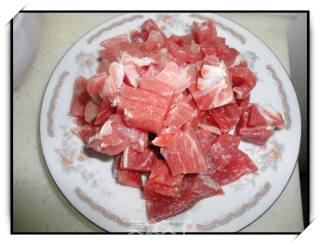 茄子肉丁打卤面的做法步骤：6