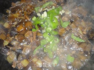 茄子肉丁打卤面的做法步骤：10