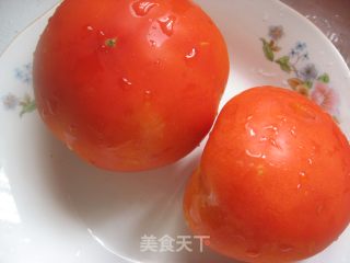 番茄年糕的做法步骤：1