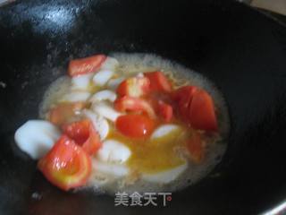 番茄年糕的做法步骤：6