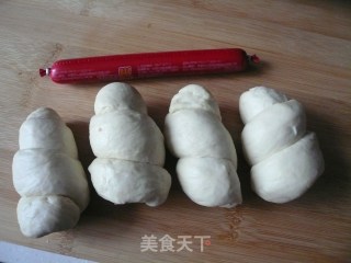 火腿面包的做法步骤：3