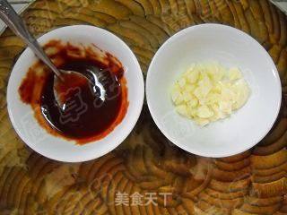 玫瑰腐乳炒雍菜的做法步骤：3