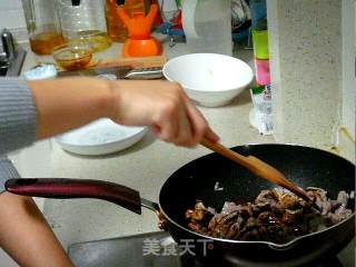 黑椒蚝油牛肉的做法步骤：6