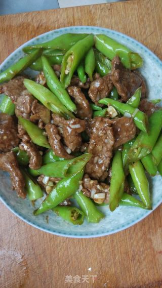 杭椒牛柳(津)的做法