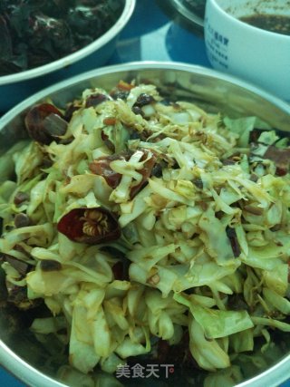 豆豉炒包菜的做法