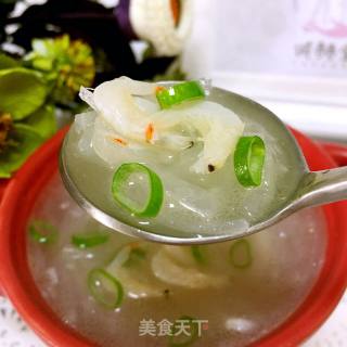 宝宝辅食分享:白萝卜丝虾皮汤的做法