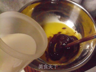 牛奶巧克力蛋糕的做法步骤：5