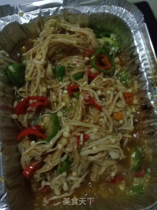 锡纸金针菇的做法