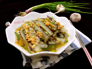 金蒜咸蛋黄油泼茄子的做法