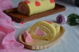 奶油奶酪夹心蛋糕卷