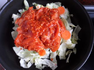 家庭式的春川铁板鸡排--春川炒鸡排的做法步骤：3