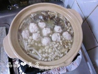暖身暖心的温补汤——鲜菇鸡汁煲的做法步骤：13