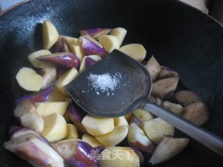 土豆茄子的做法步骤：5