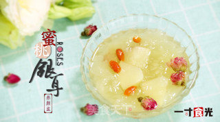蜜桃银耳养颜盅的做法