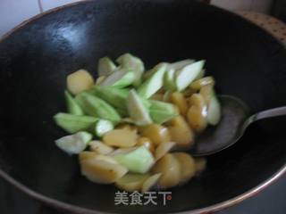 土豆丝瓜的做法步骤：5