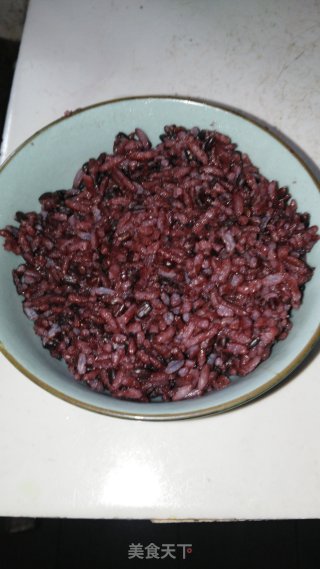 黑米饭的做法