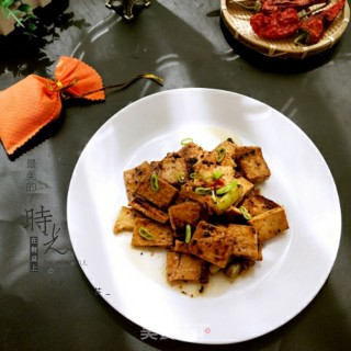 黑胡椒千页豆腐的做法