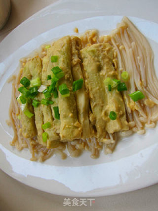 【冬季养生菜】降脂提高免疫力—清蒸金丝黄茄的做法步骤：5