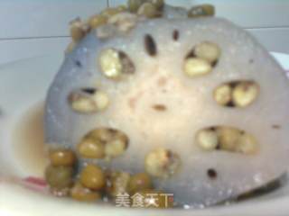 绿豆酿莲藕的做法步骤：4