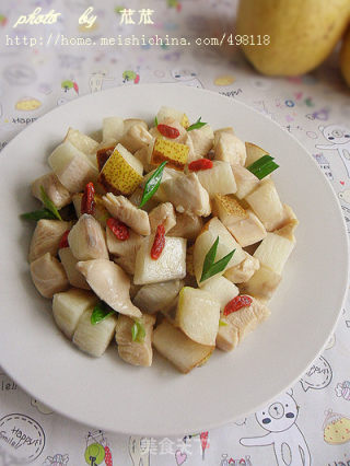 【百姓家的冬季养生菜】鸡脯肉三丁的做法步骤：13