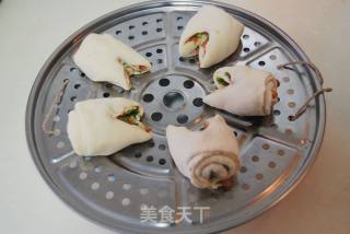 用面粉做出的广东新春意头菜  ——【发财就手卷】的做法步骤：16