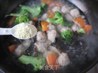 【冬季养生菜】—养生牛肉丸汤的做法步骤：14