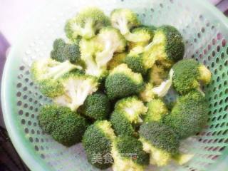 蒜香西兰花的做法步骤：1