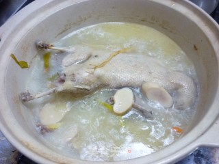 杏鲍菇馄饨麻鸭煲的做法步骤：7