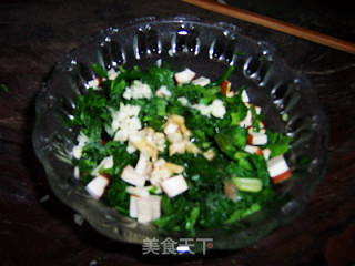 冬季养生菜---凉拌熏干芹菜叶的做法步骤：7