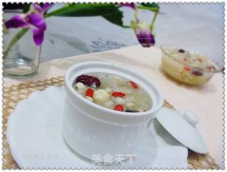 【冬季养生菜】银耳莲子薏米羹的做法步骤：9