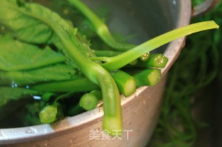 辣菜的做法步骤：1