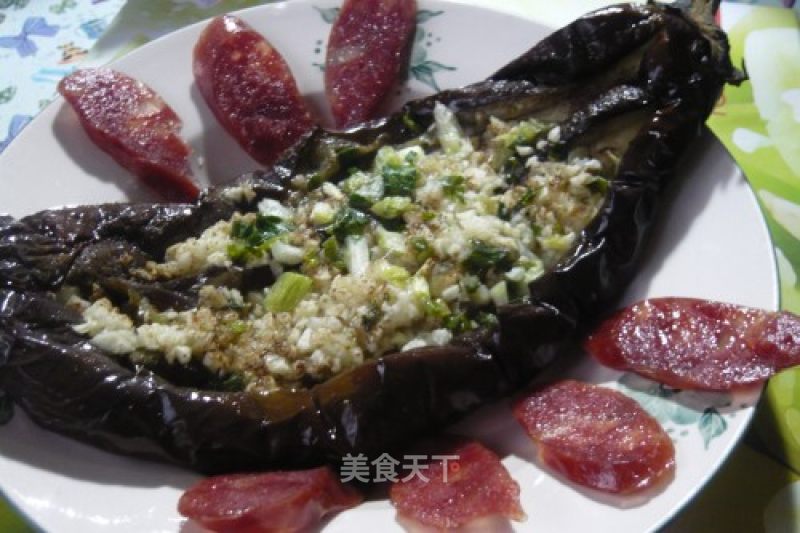 蒜香烤茄子的做法