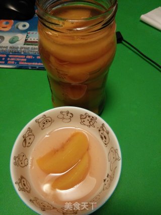 黄桃罐头的做法
