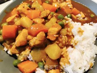 日式咖喱鸡肉饭的做法