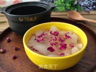 #一碗好汤#冰糖玫瑰炖梨的做法